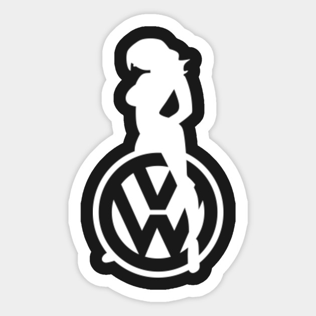 Sexy Woman Vw Sexy Woman Vw Sticker Teepublic